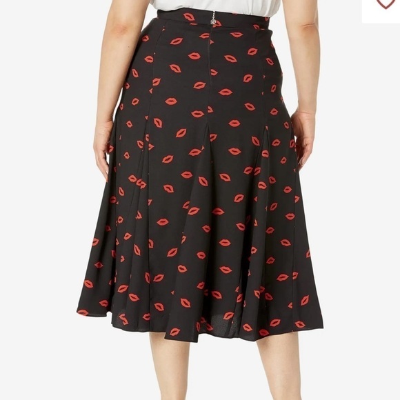 Kate Spade Kisses Fluid A Line Skirt NWT 4 - Picture 1 of 9